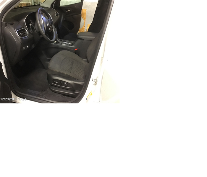 Inside of the car after SERVPRO has cleaned and sanitized the car