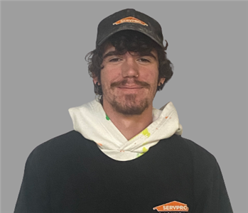 Brandon Young , team member at SERVPRO of North Kanawha and Teays Valley